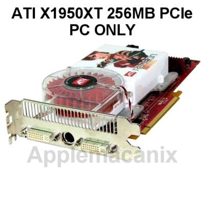 ATI Radeon X1950XT Video Card 256MB GDDR3 PCIe PCI-Express x16 Dual DVI X1900XT