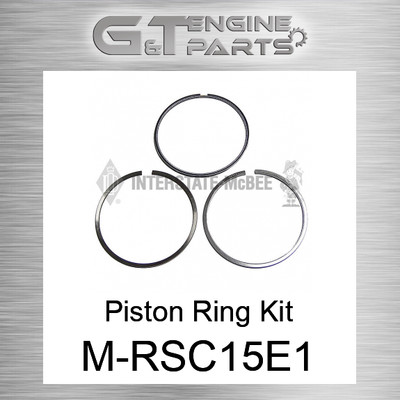 M-RSC15E1 PISTON RING KIT INTERSTATE MCBEE (NEW AFTERMARKET)