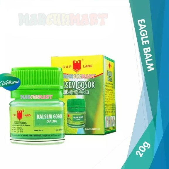 1 JAR New Eagle Brand Balsem Gosok Cap Lang Balm Joint Pain with Arthritis