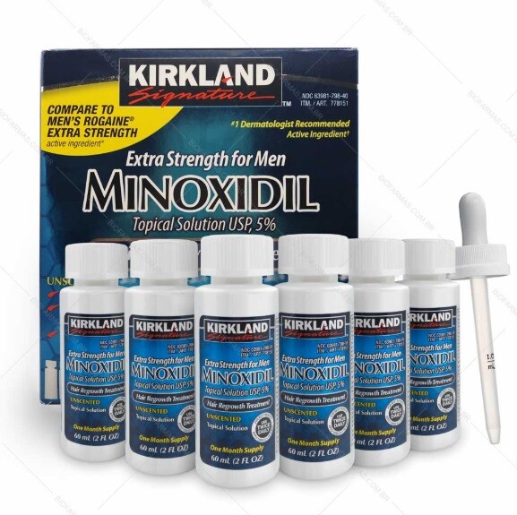 Kirkland Minoxidil 5% Men Hair Regrowth Solution -CHOOSE QUA