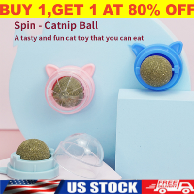 Cat Catnip Toy Ball Cat Candy Licking Snacks Catnip Snack Nutrition Energy Ball#