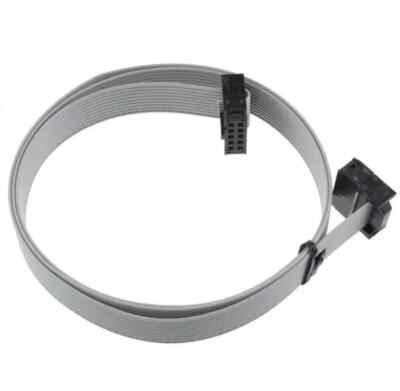 5pcs 70CM 10 Pin USB ASP ISP JTAG AVR wire 10P IDC Flat Ribbon DATA Cable 2.54mm