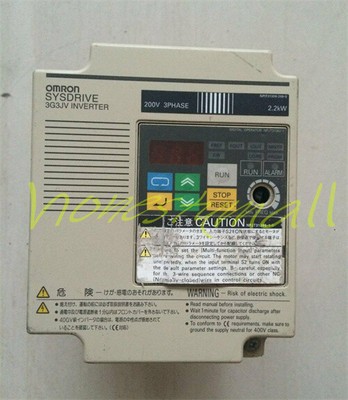 Ein Gebraucht OMRON Wechselrichter 3G3JV-A2022 220V 2.2KW Geprüft