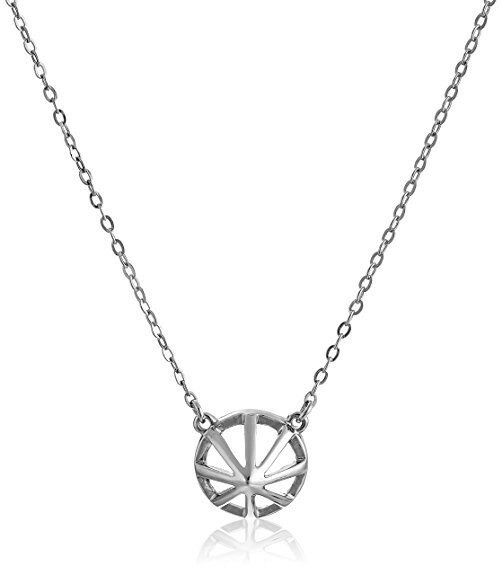 Rebecca Minkoff 124516 "Caged Stud" Pendant Necklace Women's