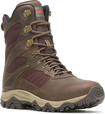 Merrell Work Men's Moab 2 Timber 8 Inch WP Toffee 11  D(M) US