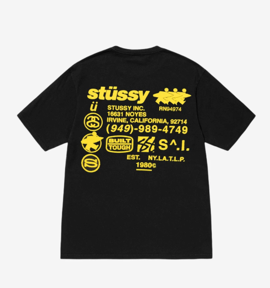 人気 ☆STUSSY☆ DNA PIGMENT DYED T-SHIRT SHARK Stussy DNA Pigment Dyed Tee Shark Men's - SS24 - US