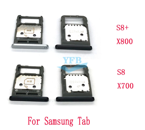 For Samsung Galaxy Tab S8 X700 Plus X800 S8+ Sim Card Tray