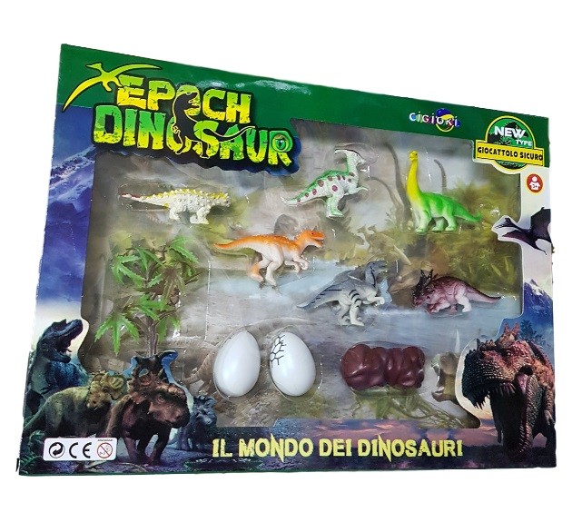 Il Mondo Dei Dinosauri Set Gioco Giocattolo Bambini dfh