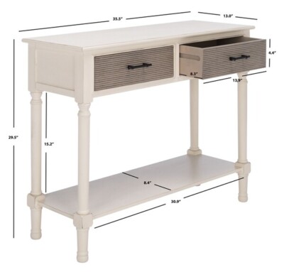 Safavieh RYDER 2DRW CONSOLE TABLE, Reduced Price 2172745037 CNS5719D
