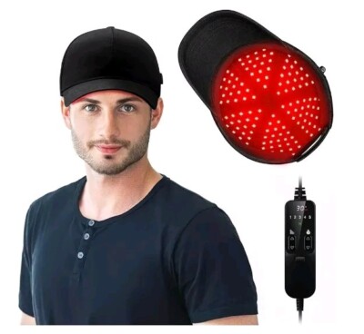 Red Light Therapy Hat Cap-Care for Brain and Hair, Hair Growth Cap Hair Loss NIB