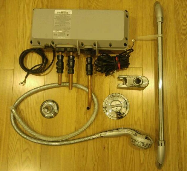 Aqualisa shower set. Gravity electronic pump in Feltham, London Gumtree