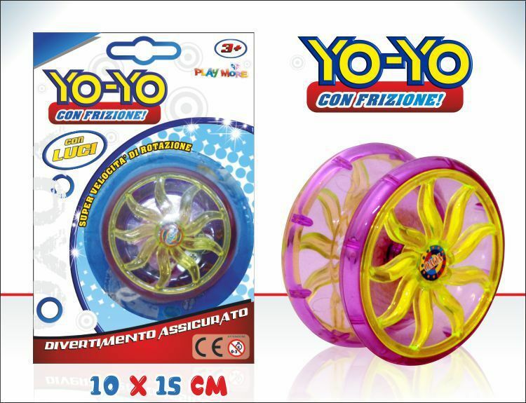 Yoyo Yo-Yo Con Frizione e Luci Gioco Giocattolo Bambini hmj