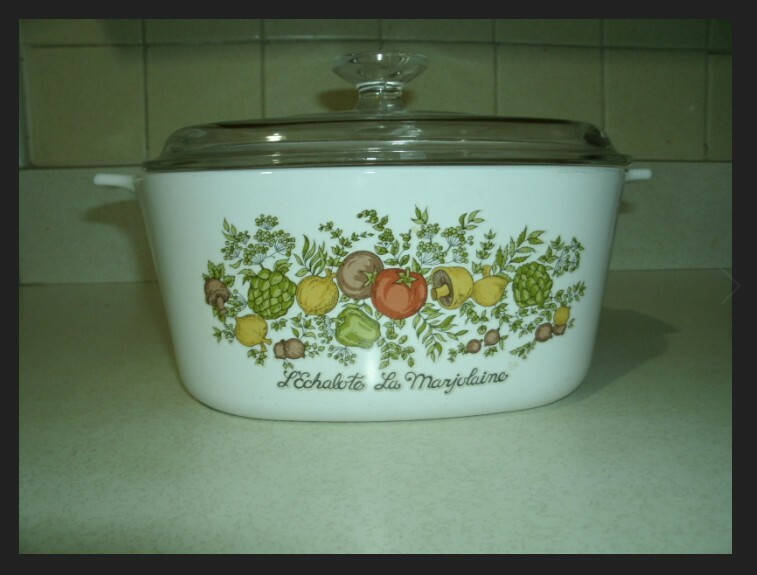 vintage 60's corning ware spice of life