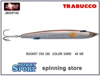 ROCKET JIG 120 COL. SSRD  18009720 MINNOW SINKING 45 GR   RAPTURE PER SPINNING