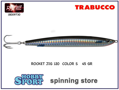 ROCKET JIG 120 COL. S  18009730 MINNOW SINKING 45 GR   RAPTURE PER SPINNING