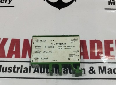 Noris VF502-I2 Messumformer Measuring Transducer For Frequency New Without Box