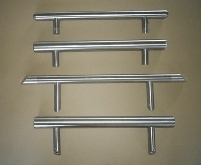 Edelstahl Stoßgriff Griff Stangengriff Türgriff Haustürgriff