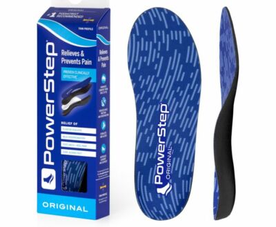 Powerstep Full Length Orthotics Arch Heel Support Insole