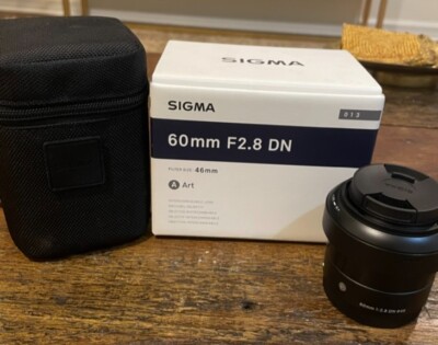 Sigma 60 mm F 2.8 DN Filter Size 46 mm (New In Box)
