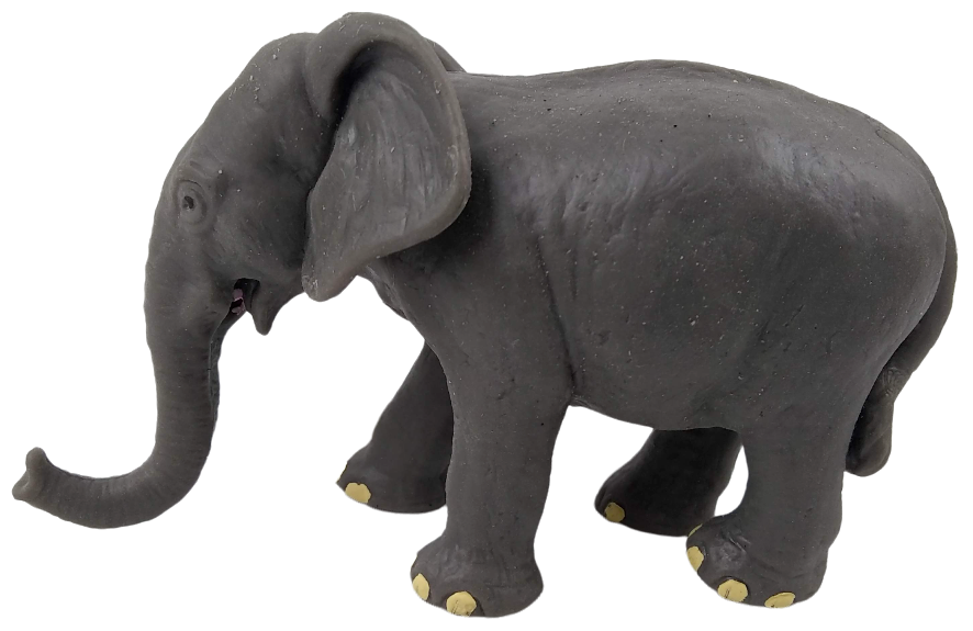 Elephant Imperial Life Like Jungle Animals Stretchable Bead Filled Ja-Ru Squishy