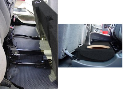 2002-2013 Chevy Avalanche Custom Fit Dual 12" Stereo Subwoofer Enclosure Sub Box