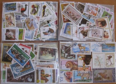 500 verschiedene Briefmarken Tiere  , stamps  animals  , dyr , animales  
