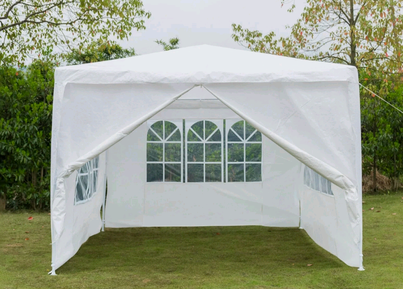 White 3mx3m gazebo with sides in Batley, West Yorkshire Gumtree