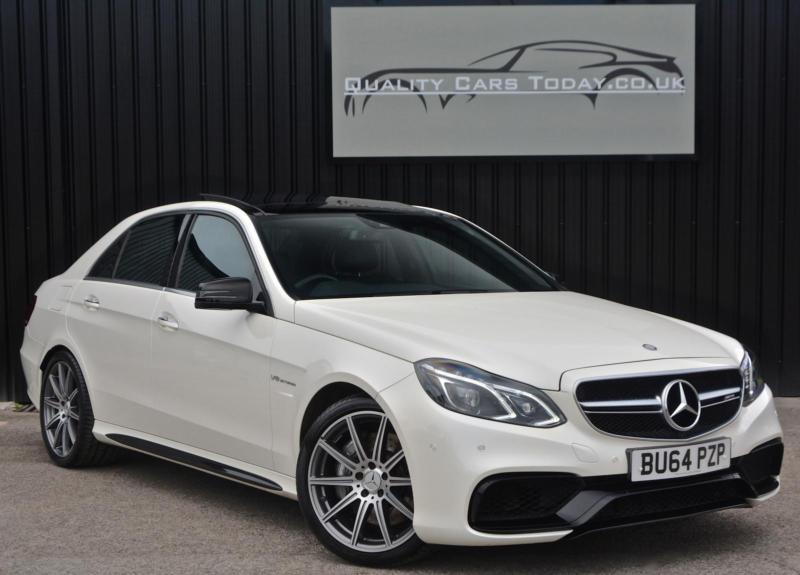 Mercedes E63 AMG 5.5 V8 BiTurbo ( 557bhp ) MCT *Diamond White+Pan Roof