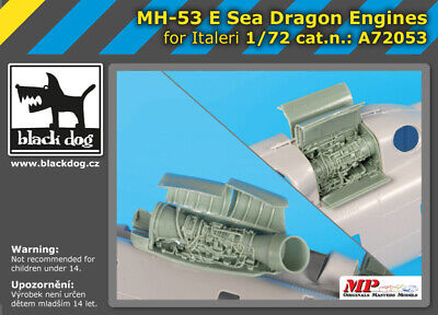 Black Dog A72053 Resin 1/72 Sikorsky MH-53E Sea Dragon engines Italeri