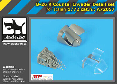 Black Dog A72057 Resin 1/72 Douglas B-26K Counter Invader Detail set Italeri