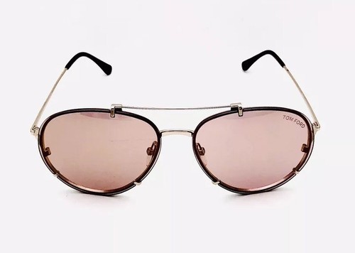 Pre-owned Tom Ford Sunglasses Tf 527 28z Dickon Gold 61•14•145 With Case In Pink