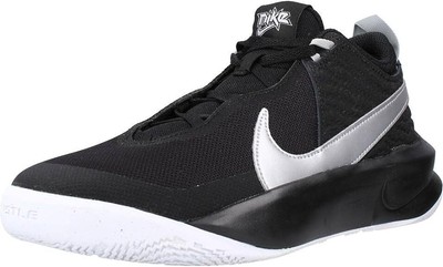 

Детские кроссовки Nike Team Hustle D 10 черный/серебристый металлик Volt для больших детей, Black/metallic silver volt