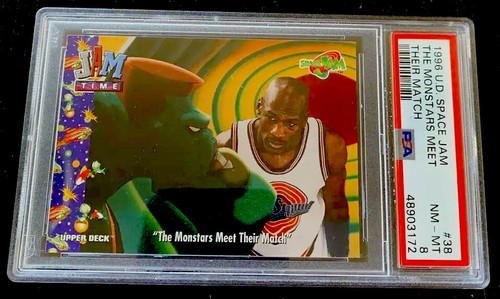 MICHAEL JORDAN Rare Space Jam The Monstars Graded PSA 8 1996