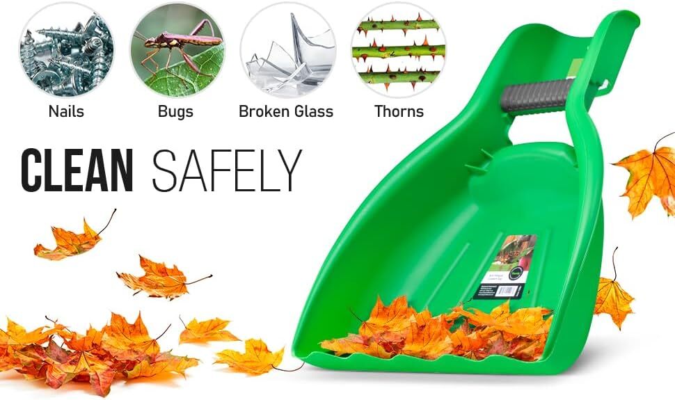 Leaf Collector, Leaf Scoops, Hand Rake for Leaf Picker Upper Gardening Hand Tool