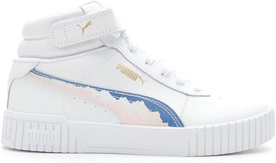 

Big Kids Carina 2.0 Mid ClrBlk FS Jr White/Blossom/Blue/Gold (391417 01)