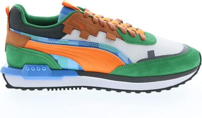 

Мужские кроссовки Puma City Rider Minecraft Amazon зеленый/ярко-оранжевый (385748 01), Amazon green/vibrant orange