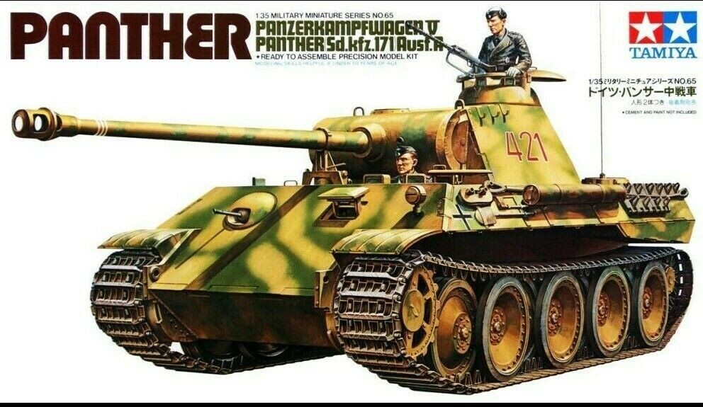 Tamiya Panzerkampfwagen V Panther タミヤ Tamiya 1:35 SCALE WWII German Panzer V Panther Medium Tank