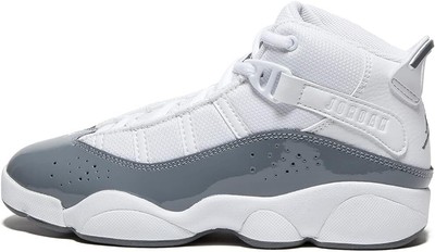 Little Kids Jordan 6 колец Белый/Холодный серо-белый (323432 121)