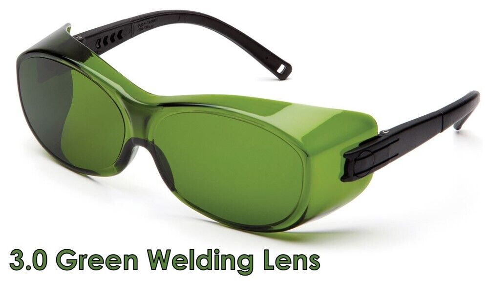 With 3.0 Green Welding Lens + Free Shipping