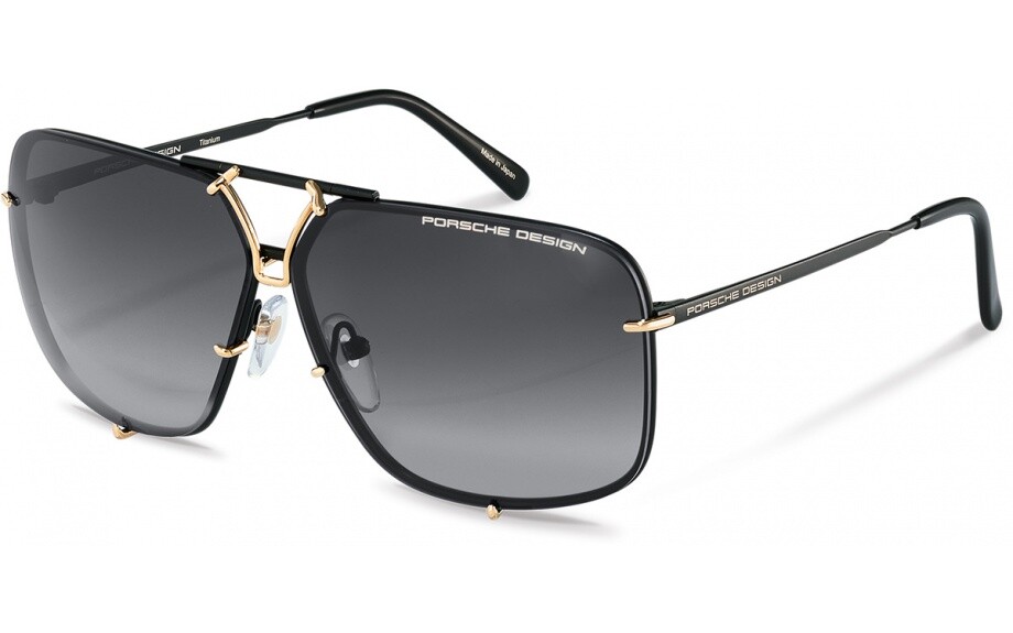 PORSCHE DESIGN BRAND PORSCHE DESIGN P8928-D V226-E52 BLACK/GOLD 2PAIRS INTERCHANGEABLE LENS