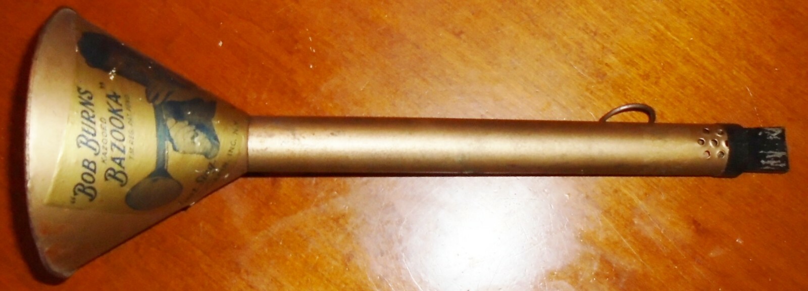 Vintage Bob Burns Tin Kazooed Bazooka NY USA