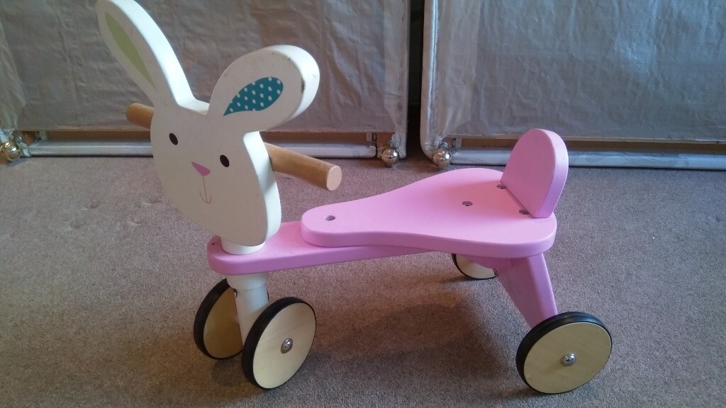elc wooden bunny trike