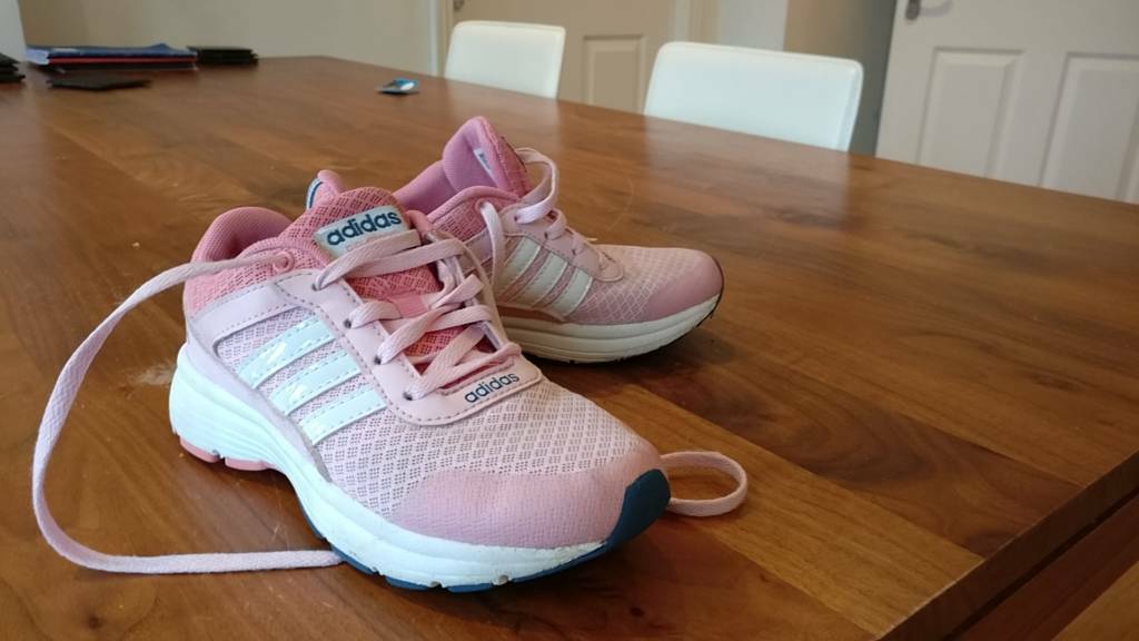 girls adidas trainers size 12