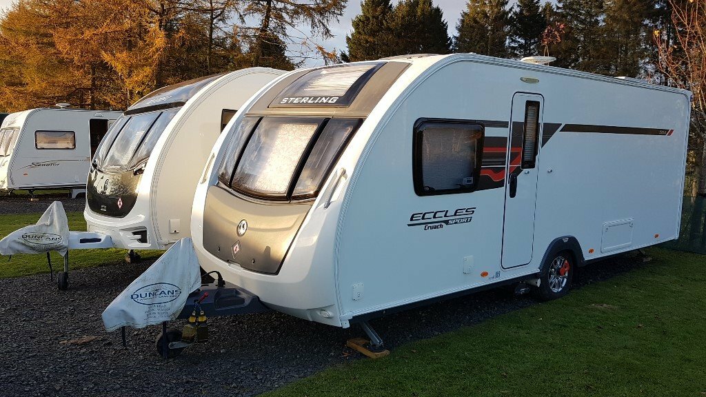 2015 Sterling Eccles (Cruach) 584 Sport. 4 berth caravan. in Broxburn