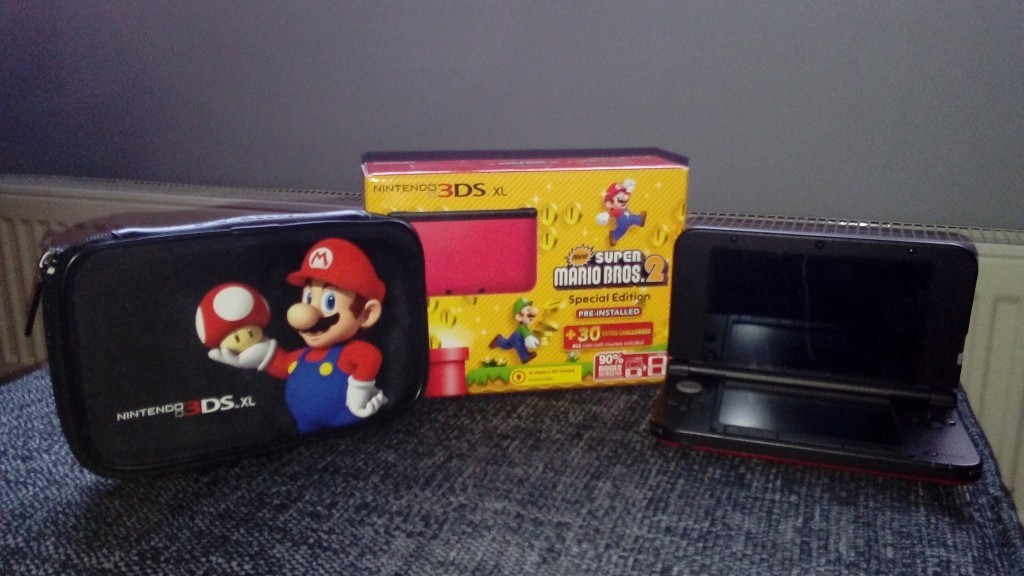 NINTENDO 3DS XL SPECIAL EDITION SUPER MARIO BROS.2 PRE INSTALLED in