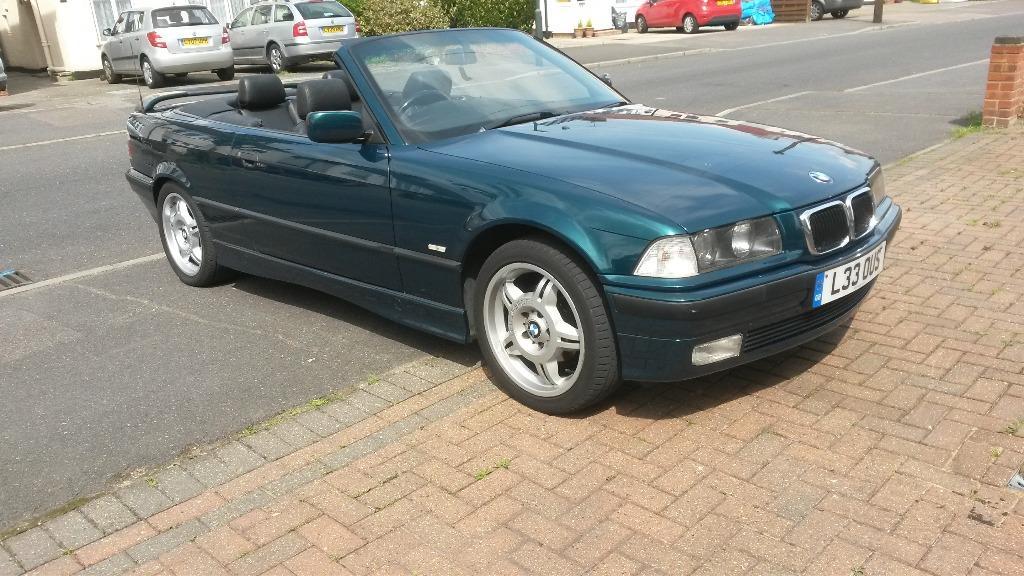 BMW E36 328I AUTO CONVERTIBLE BOSTON GREEN R REG 1997 | in Welling ...