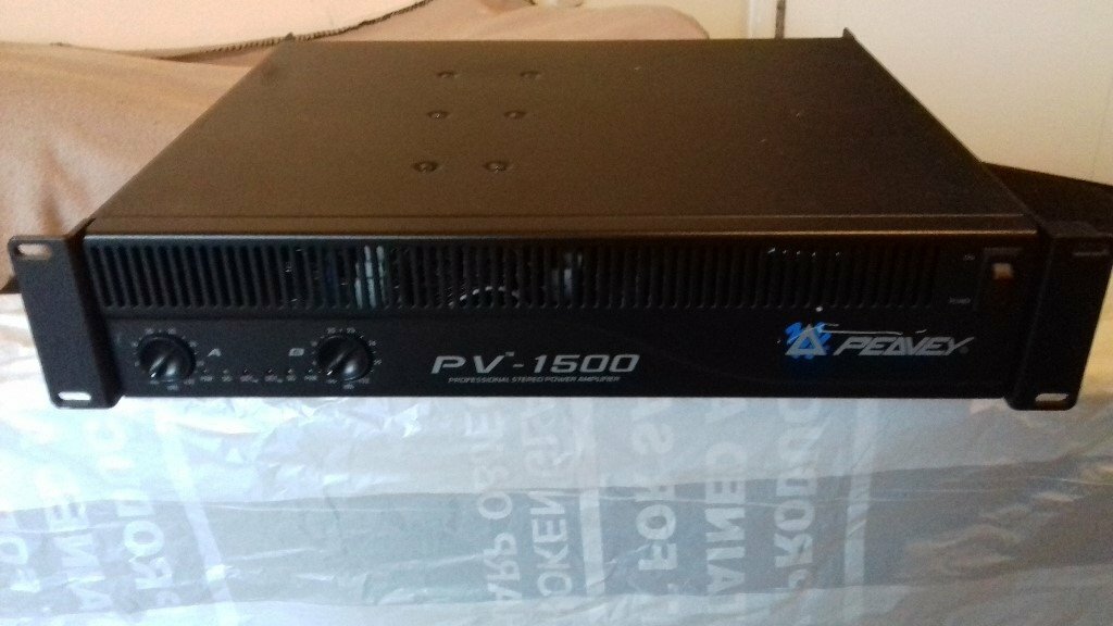 PEAVEYT PA SYSTEM FOR SALE PV 1500 POWER AMPPEAVEY HISYS 2 RX 15