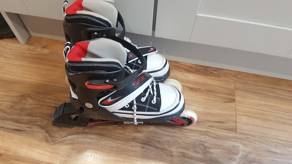 Adjustable Kids Rollerblades & Bag in Warwick, Warwickshire Gumtree