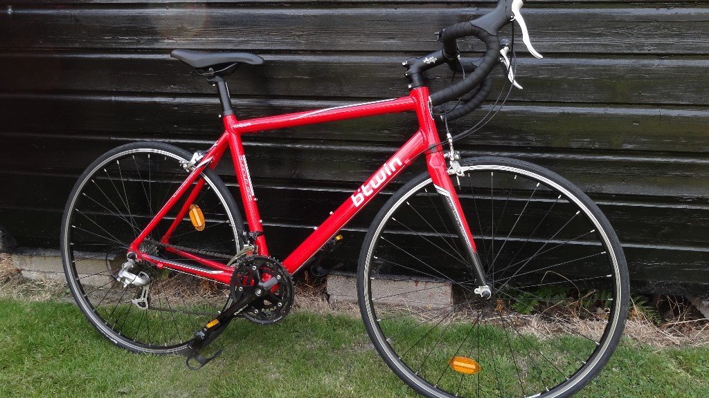 3 sizes triban frame Triban Btwin frame and with bike 57cm Carbon red Road 3