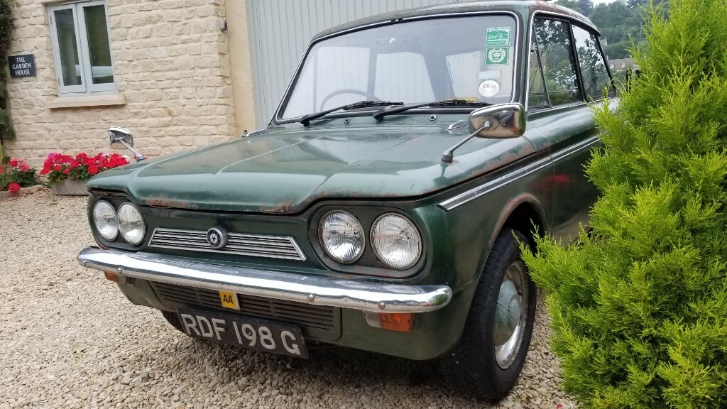 Singer Chamois Hillman Imp Mk3 1969 Saloon for restoration in